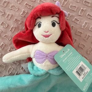 Disney Ariel Plush Doll with Red Hair and Purple Top